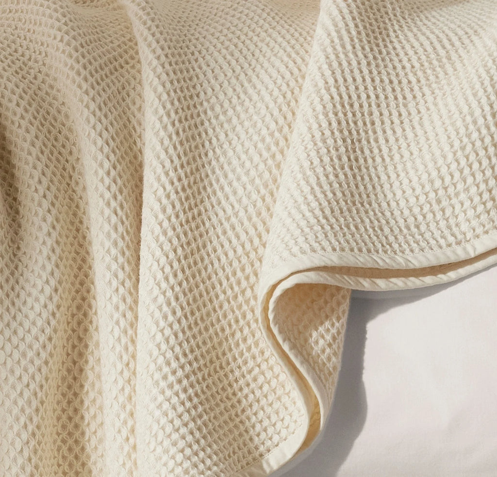 Beige Waffle Blanket