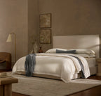 Cotton Percale Beige Sheet Set