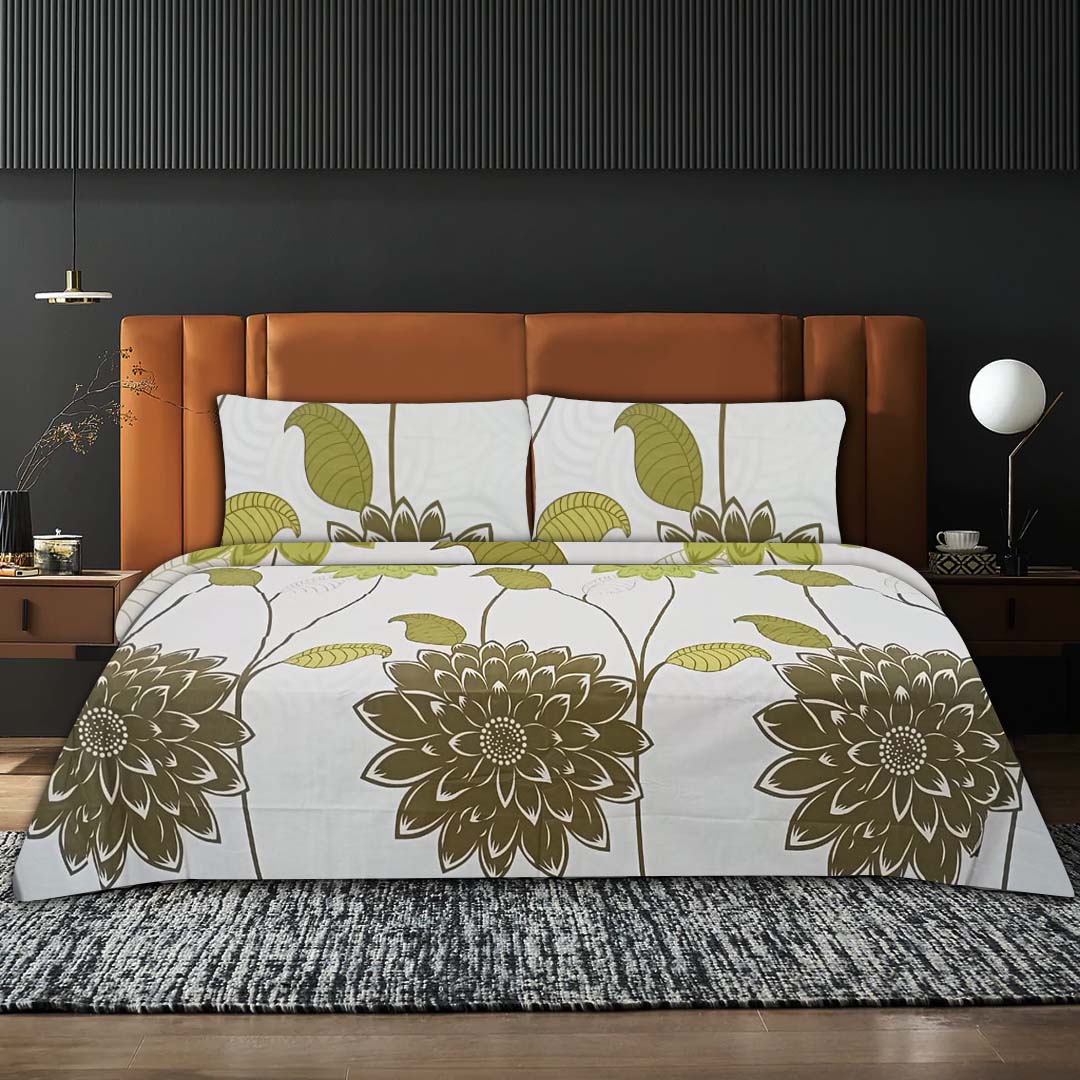 Olive Liliy Bed Set