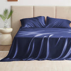 Luxury Satin Navy Sheet Set