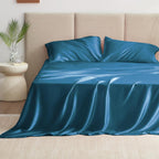 Teal Luxury Satin Sheet Set
