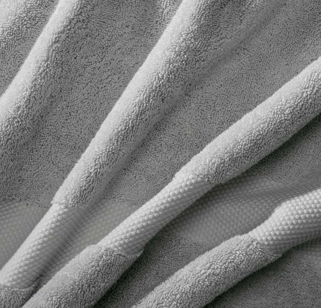 Pure Cotton Bath Towel Silver