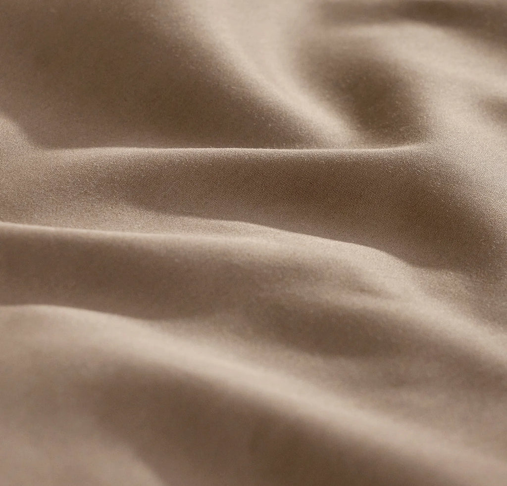 Cotton Percale Walnut Sheet Set